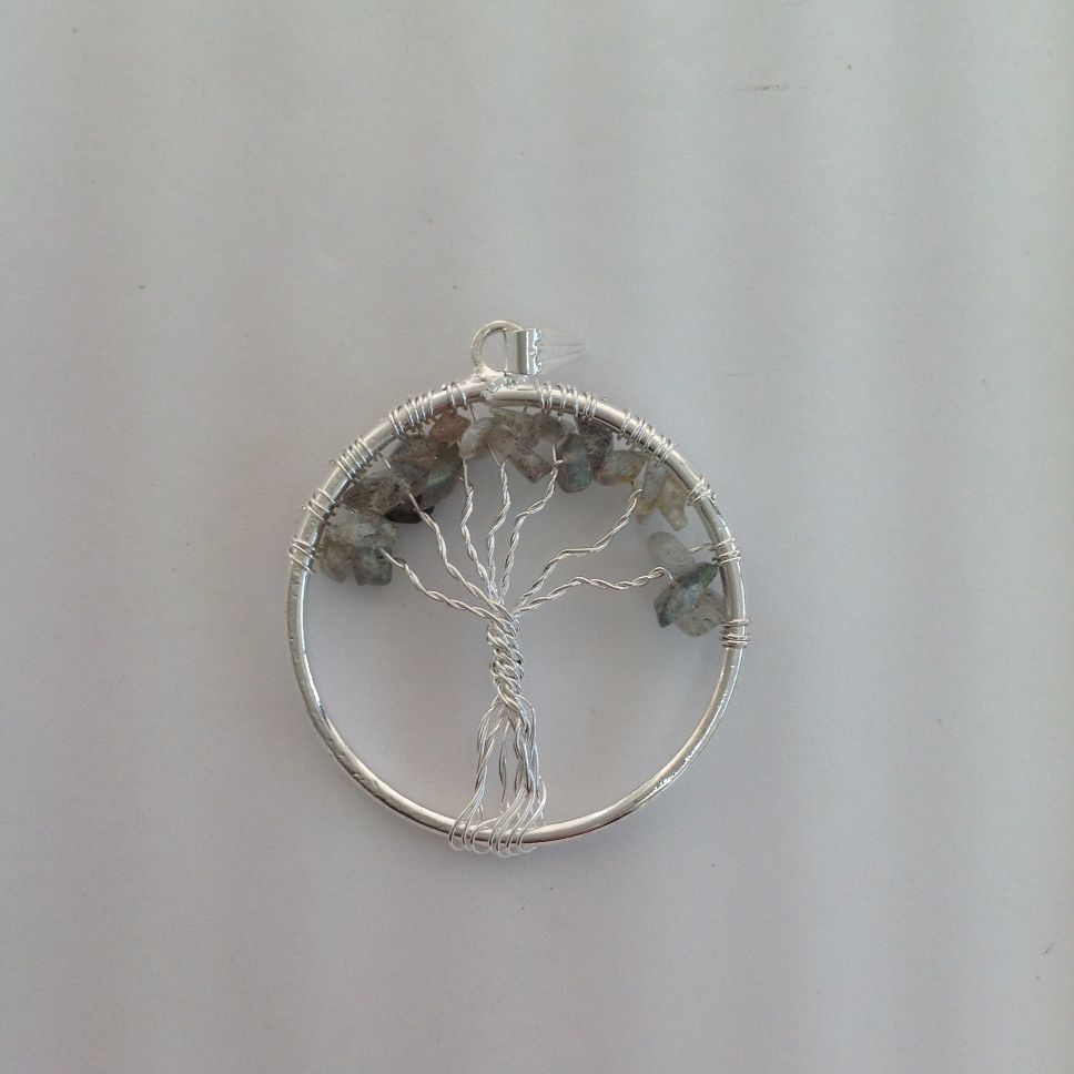 Pendant - Tree of Life - Labradorite Pendant - Tree of Life - Labradorite